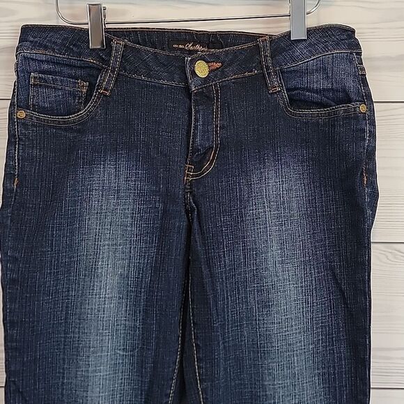 South Pole Darkwash Blue Denim Bootcut Jeans Womens Size 9 - Picture 4 of 14